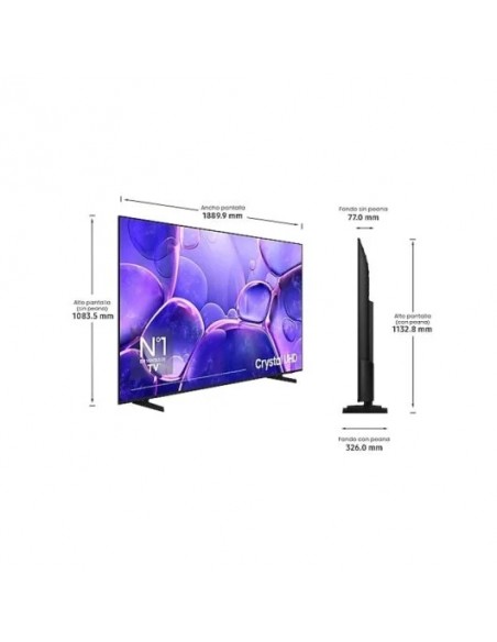 Samsung Crystal UE65U8072FUXXH 65" LED 4K UltraHD LED 65" 4K UltraHD HDR10+ Televisor