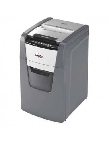 Rexel Optimum AutoFeed 130X Destructora de Papel Corte en Partículas P-4 44L Negra