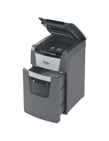 Rexel Optimum AutoFeed 130X Destructora de Papel Corte en Partículas P-4 44L Negra