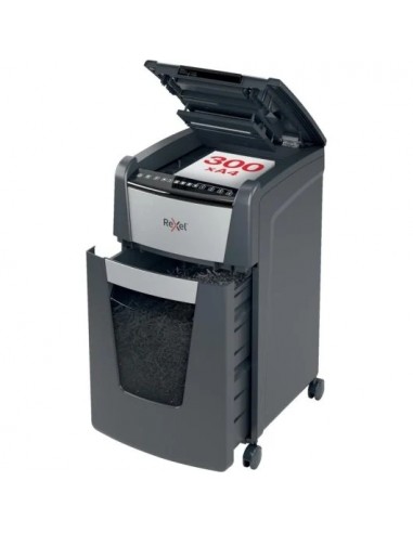 Rexel Optimum Autofeed 300M Destructora de Papel Microcorte P-5 60L Negra