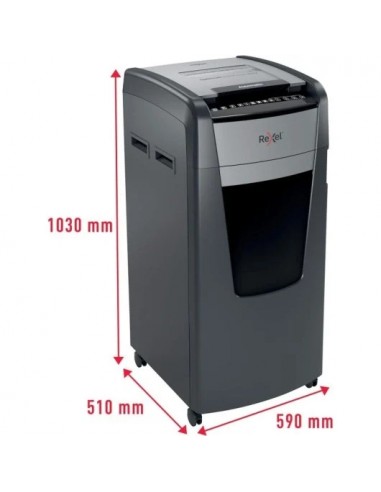 Rexel Optimum AutoFeed 600X Destructora Automática Corte en Partículas P-4 110L Negra