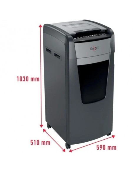 Rexel Optimum AutoFeed 600X Destructora Automática Corte en Partículas P-4 110L Negra
