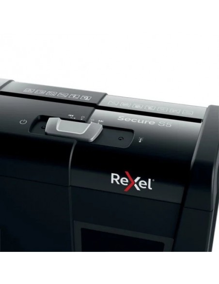 Rexel Secure S5 Destructora de Papel en Tiras P-2 10L Negra
