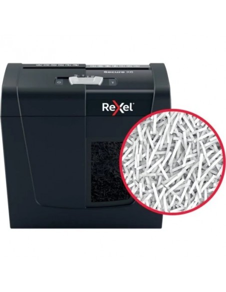 Rexel Secure X6 Destructora de Papel Corte en Partículas P-4 10L Negra