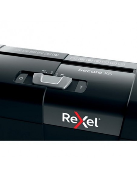 Rexel Secure X6 Destructora de Papel Corte en Partículas P-4 10L Negra