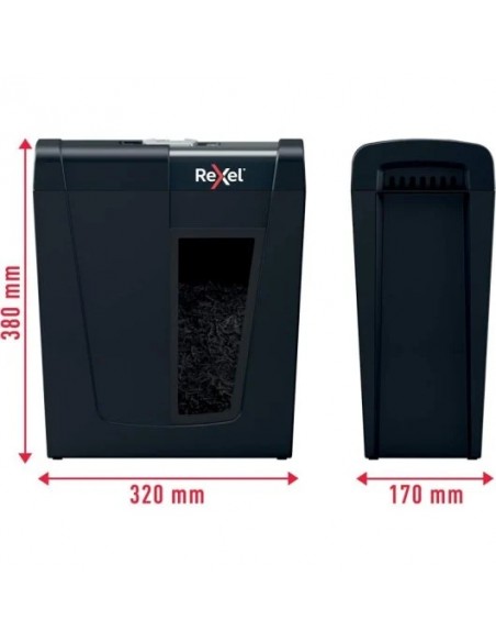 Rexel Secure X8 Destructora de Papel Corte en Partículas P-4 14L Negra