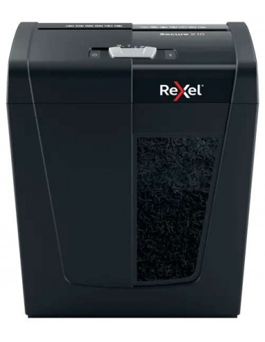 Rexel Secure X10 Destructora de Papel de Corte en Partículas P-4 18L Negra