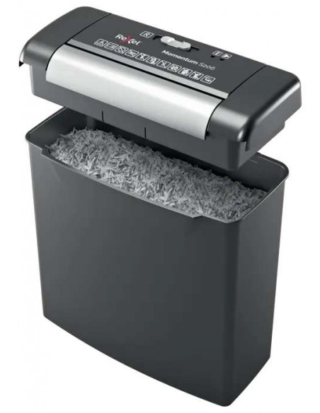 Rexel Momentum S206 Destructora de Papel P-2 9L Negro/Gris