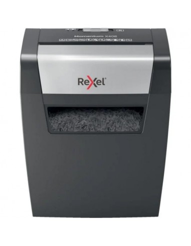 Rexel Momentum X406 Destructora de Papel Corte en Confeti P-4 15L Negra