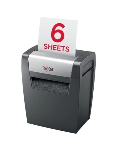 Rexel Momentum X406 Destructora de Papel Corte en Confeti P-4 15L Negra
