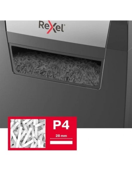 Rexel Momentum X406 Destructora de Papel Corte en Confeti P-4 15L Negra
