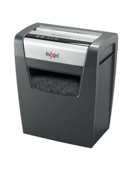 Rexel Momentum X312 Destructora de Papel Corte Cruzado P-3 23L Negra