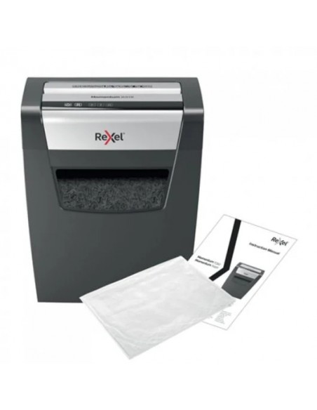 Rexel Momentum X312 Destructora de Papel Corte Cruzado P-3 23L Negra
