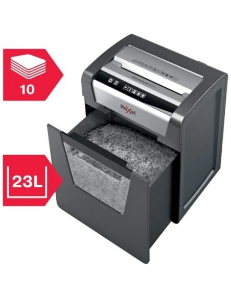 Rexel Momentum M510 Destructora de Papel Corte en Partículas P-5 23L Negra