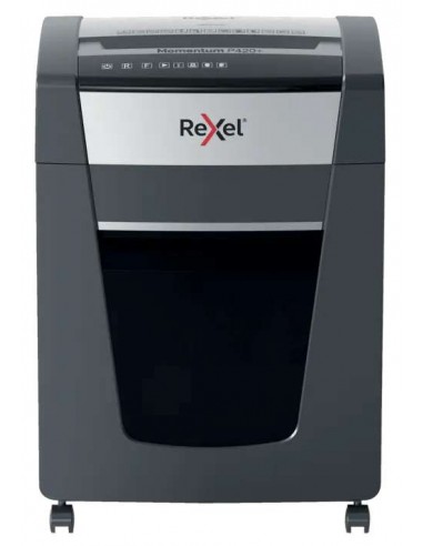 Rexel Momentum P420+ Destructora de Papel Corte en Partículas P-4 30L Negra