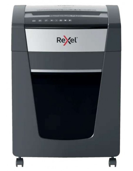 Rexel Momentum P420+ Destructora de Papel Corte en Partículas P-4 30L Negra