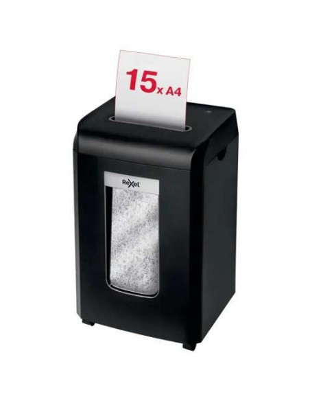 Rexel Promax QS RSX1538 Destructora de Papel Corte en Partículas P-4 38L Negra