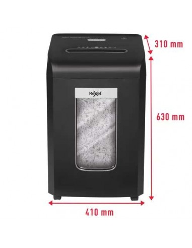 Rexel Promax QS RSX1538 Destructora de Papel Corte en Partículas P-4 38L Negra