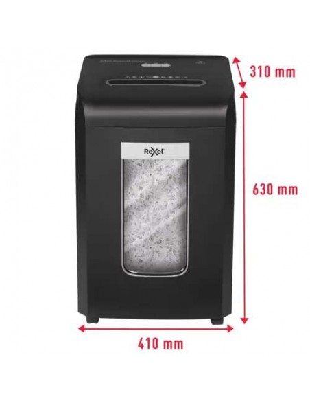 Rexel Promax QS RSX1538 Destructora de Papel Corte en Partículas P-4 38L Negra
