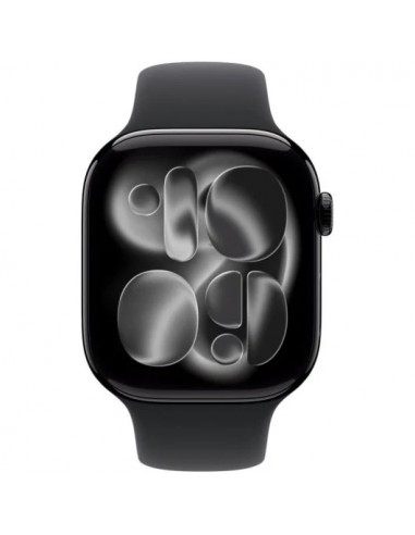 Apple Watch Series 11 GPS 46mm Caja de Aluminio Negro Azabache con Correa Deportiva Negra M/L