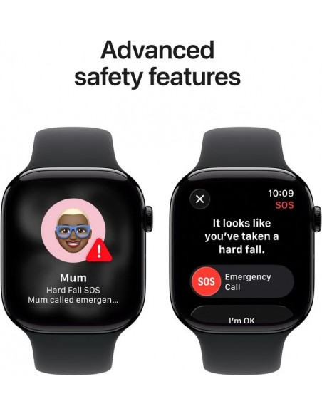 Apple Watch Series 11 GPS 46mm Caja de Aluminio Oro Rosa con Correa Deportiva Rosa Rubor M/L