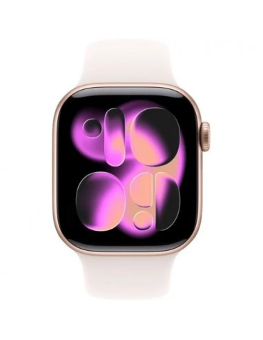 Apple Watch Series 11 GPS 46mm Caja de Aluminio Oro Rosa con Correa Deportiva Rosa Rubor M/L