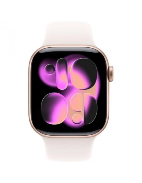 Apple Watch Series 11 GPS 46mm Caja de Aluminio Oro Rosa con Correa Deportiva Rosa Rubor M/L