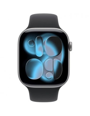 Apple Watch Series 11 GPS 46mm Caja de Aluminio Gris Espacial con Correa Deportiva Negra M/L