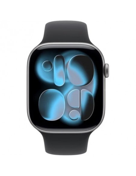 Apple Watch Series 11 GPS 46mm Caja de Aluminio Gris Espacial con Correa Deportiva Negra M/L