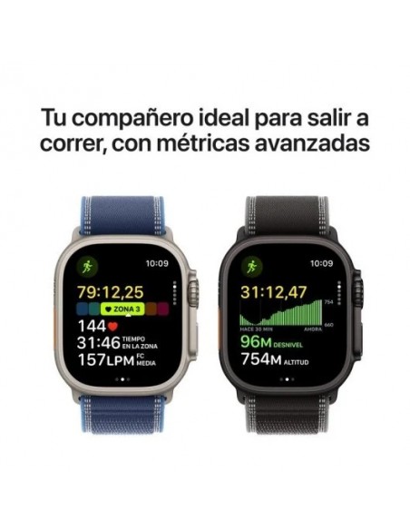 Apple Watch Ultra 3 GPS + Cellular 49mm Caja de Titanio Negra con Correa Loop Alpine Negra M