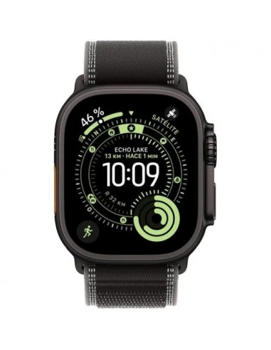 Apple Watch Ultra 3 GPS + Cellular 49mm Caja de Titanio Negro con Correa Loop Trail Negro/Carbón M/L