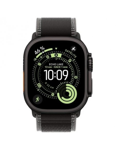 Apple Watch Ultra 3 GPS + Cellular 49mm Caja de Titanio Negro con Correa Loop Trail Negro/Carbón M/L
