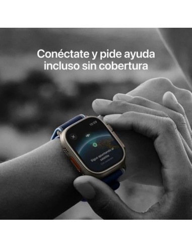 Apple Watch Ultra 3 GPS + Cellular 49mm Caja de Titanio Negro con Correa Loop Trail Negro/Carbón M/L