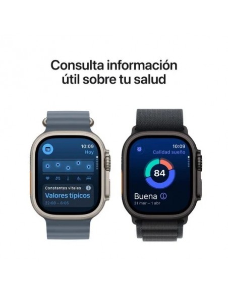 Apple Watch Ultra 3 GPS + Cellular 49mm Caja de Titanio Negro con Correa Loop Trail Negro/Carbón M/L