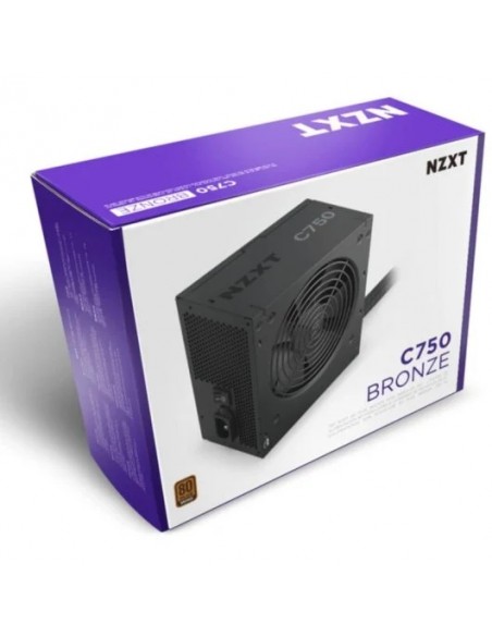 NZXT C750 750W 80 Plus Bronze Fuente de Alimentación