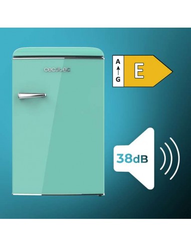 Cecotec Bolero CoolMarket TT Origin 110 Green E Mini frigorífico Retro 110L