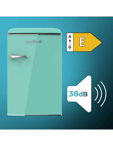 Cecotec Bolero CoolMarket TT Origin 110 Green E Mini frigorífico Retro 110L