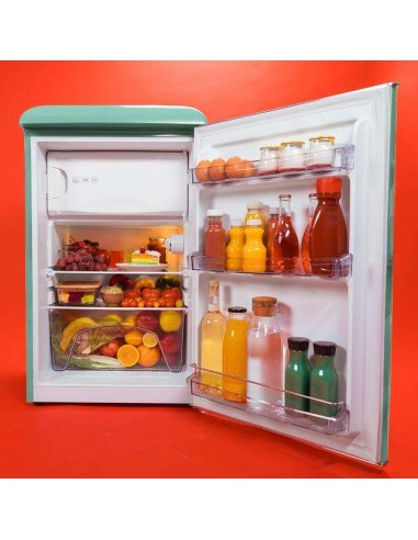 Cecotec Bolero CoolMarket TT Origin 110 Green E Mini frigorífico Retro 110L