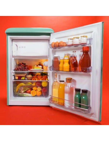 Cecotec Bolero CoolMarket TT Origin 110 Green E Mini frigorífico Retro 110L