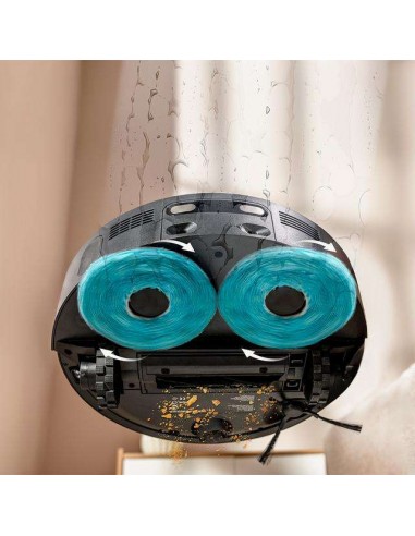 Cecotec Conga X70 Robot Aspirador con Base Autovaciado con Motor de Succión 15000Pa