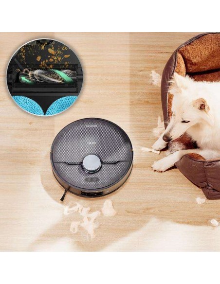 Cecotec Conga X70 Robot Aspirador con Base Autovaciado con Motor de Succión 15000Pa