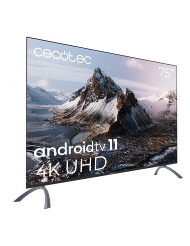 Cecotec A3 Series ALU30075S 75" LED 4K UltraHD Android TV 11, HDR10 Televisor