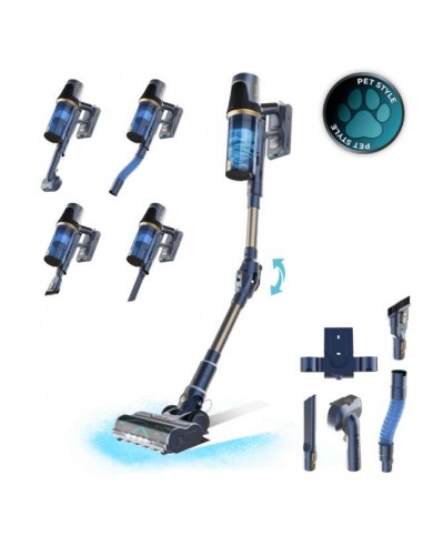 Cecotec Conga Rockstar RS70 Pet Flex Aspirador Escoba sin Cables Sin Bolsa 500W