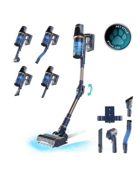 Cecotec Conga Rockstar RS70 Pet Flex Aspirador Escoba sin Cables Sin Bolsa 500W