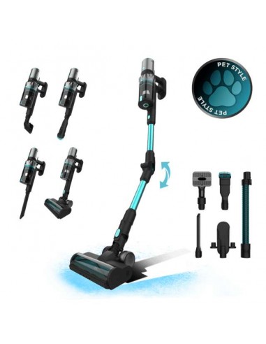 Cecotec Conga Rockstar 2500 Thunder Pet Flex. Aspirador Escoba sin Cables sin Bolsa BLDC 400W