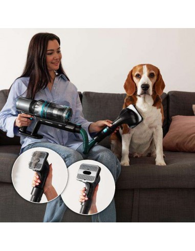 Cecotec Conga Rockstar 2500 Thunder Pet Flex. Aspirador Escoba sin Cables sin Bolsa BLDC 400W