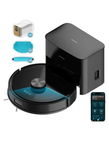 Cecotec Conga Y70 Robot Aspirador con Base Autovaciado con Motor de Succión 20000Pa