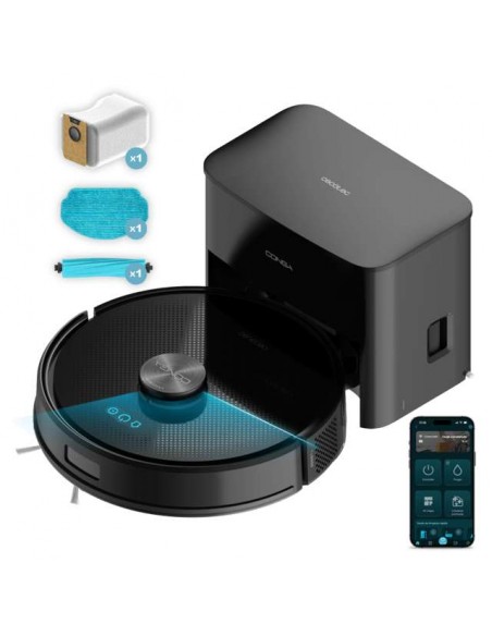 Cecotec Conga Y70 Robot Aspirador con Base Autovaciado con Motor de Succión 20000Pa
