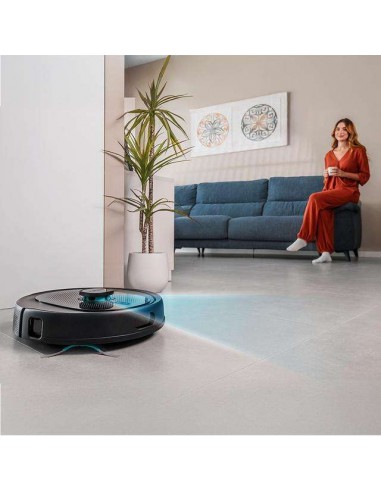 Cecotec Conga 9990 AI Spin Revolution Ultra Power Robot Aspirador con Navegación Láser Inteligente 4en1