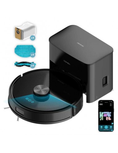 Cecotec Conga Y50 Robot Aspirador con Base Autovaciado con Motor de Succión 5000Pa
